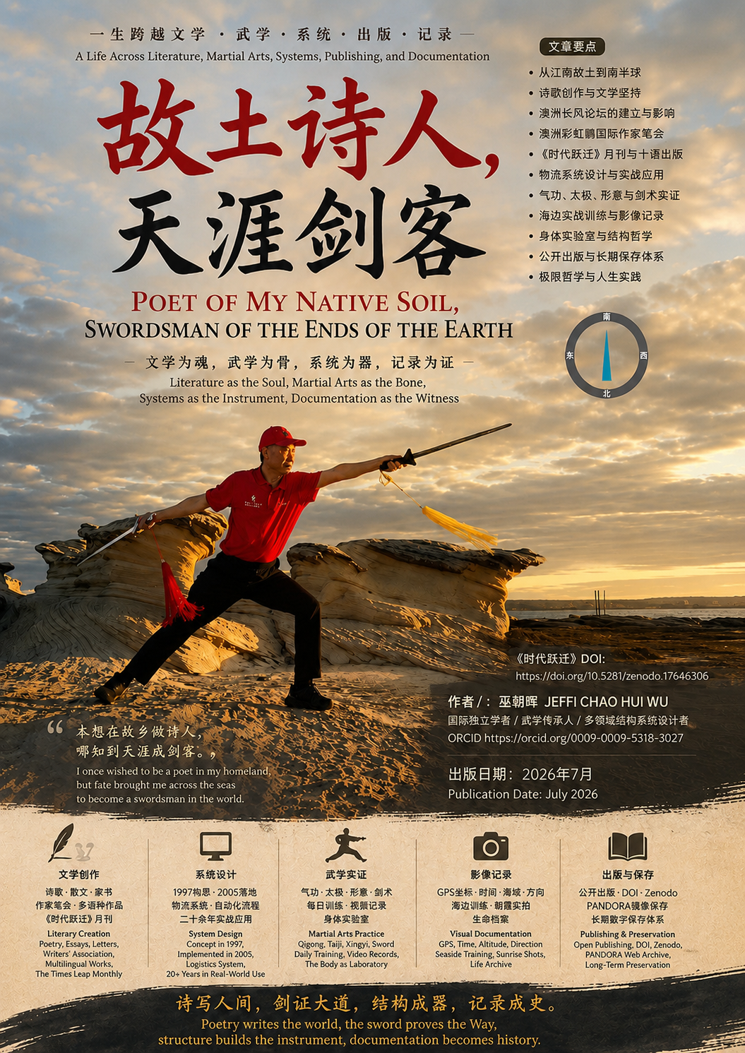 《Poet of My Native Soil, Swordsman of the Ends of the Earth | 故土诗人,天涯剑客》封面